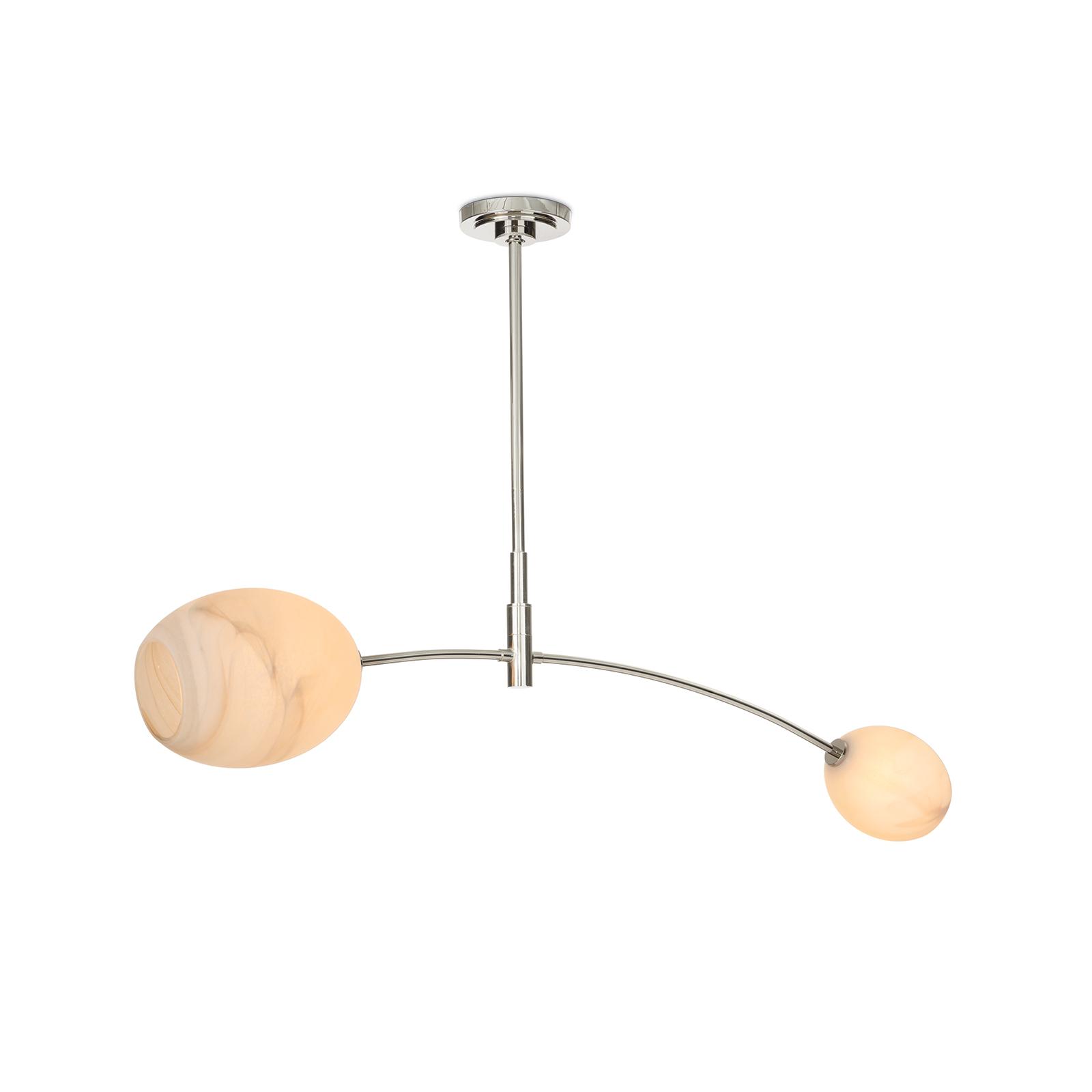 Artemis Nickel & Alabaster Double Pendant | Regina Andrew Detroit